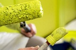 Покраска стен водоэмульсионной краской